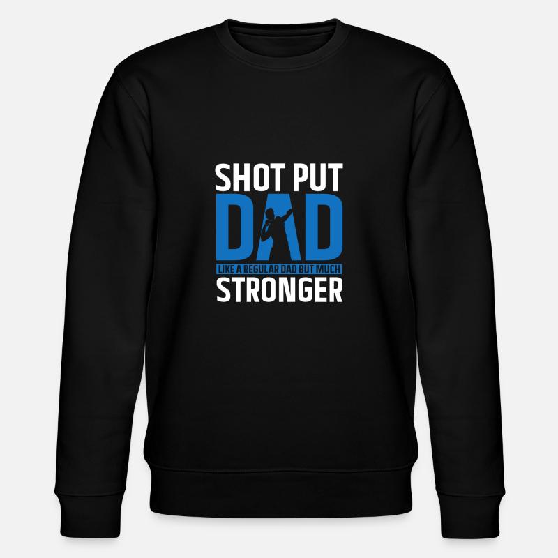 Kugelstoßen Werfen Leichtathletik - Stanley/Stella Unisex Bio-Sweatshirt CHANGER - Schwarz