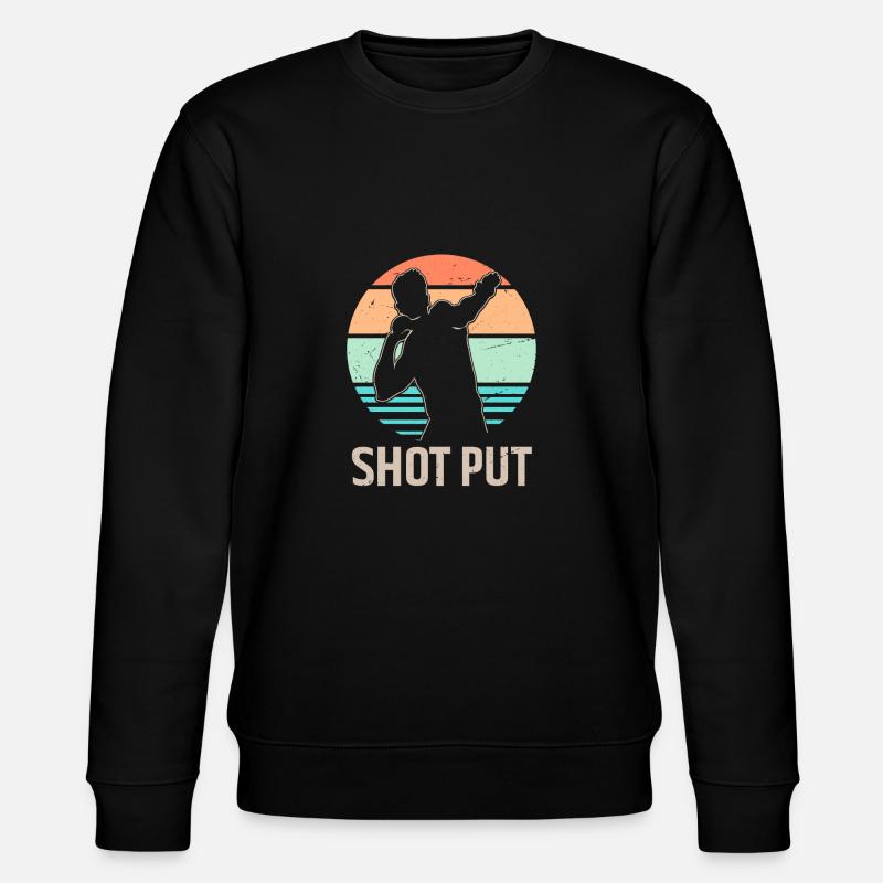 Lancer du poids Athlétisme - Sweat bio CHANGER Stanley/Stella Unisexe - noir