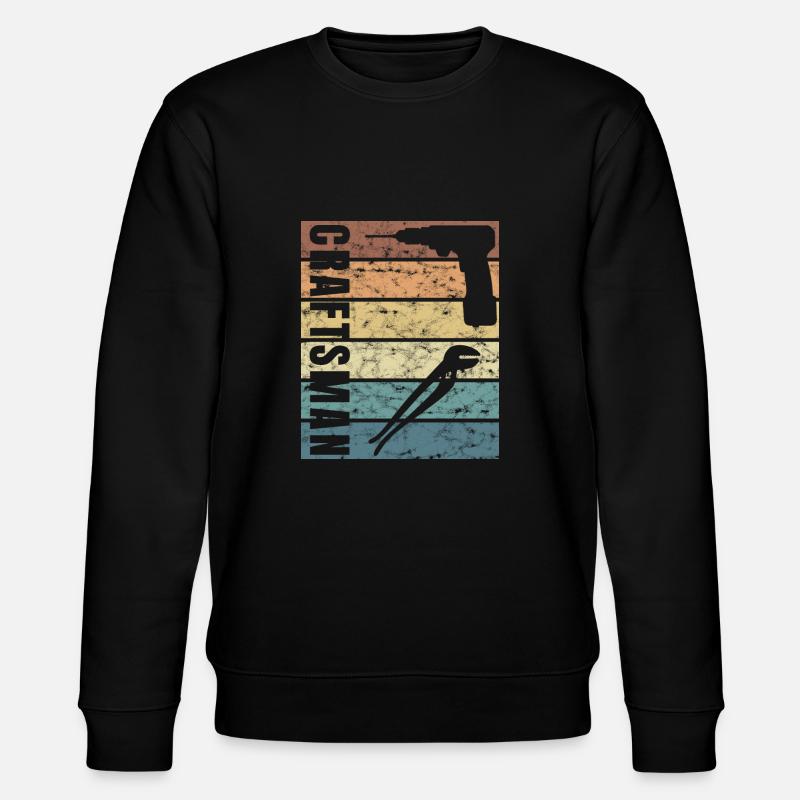 Artisan Passion Crunge Effect - Sweat bio CHANGER Stanley/Stella Unisexe - noir