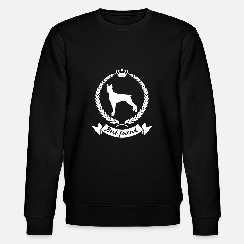 Best friend - Dobermann - Stanley/Stella Unisex Bio-Sweatshirt CHANGER  - Schwarz