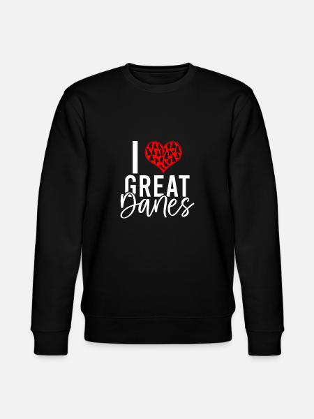 Great Dane Gifts - Stanley/Stella CHANGER Unisex Organic Sweatshirt - black
