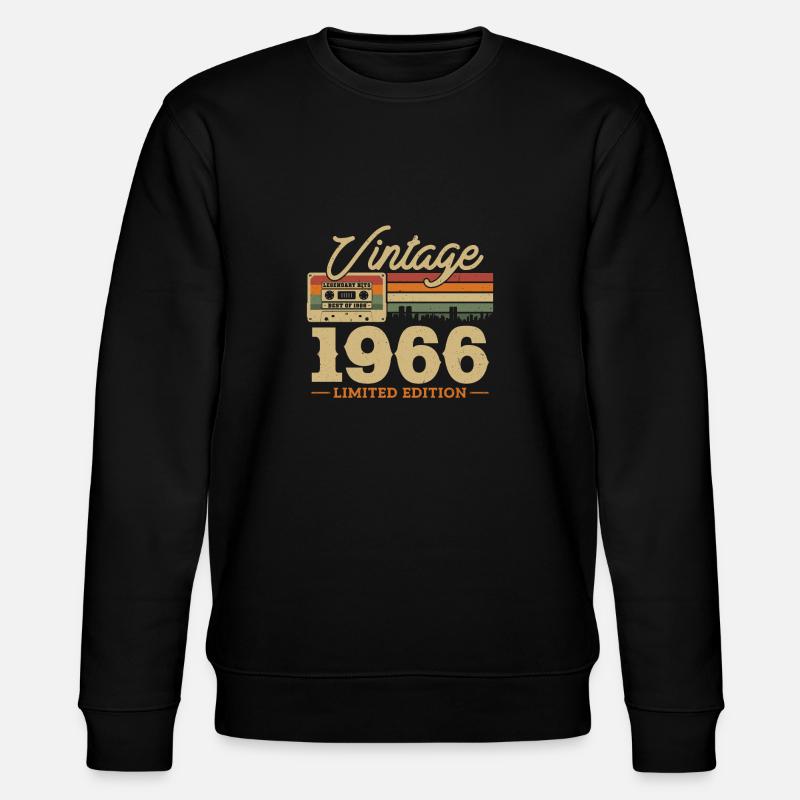 1966 - 57/58. Jubiläum - Stanley/Stella Unisex Bio-Sweatshirt CHANGER  - Schwarz