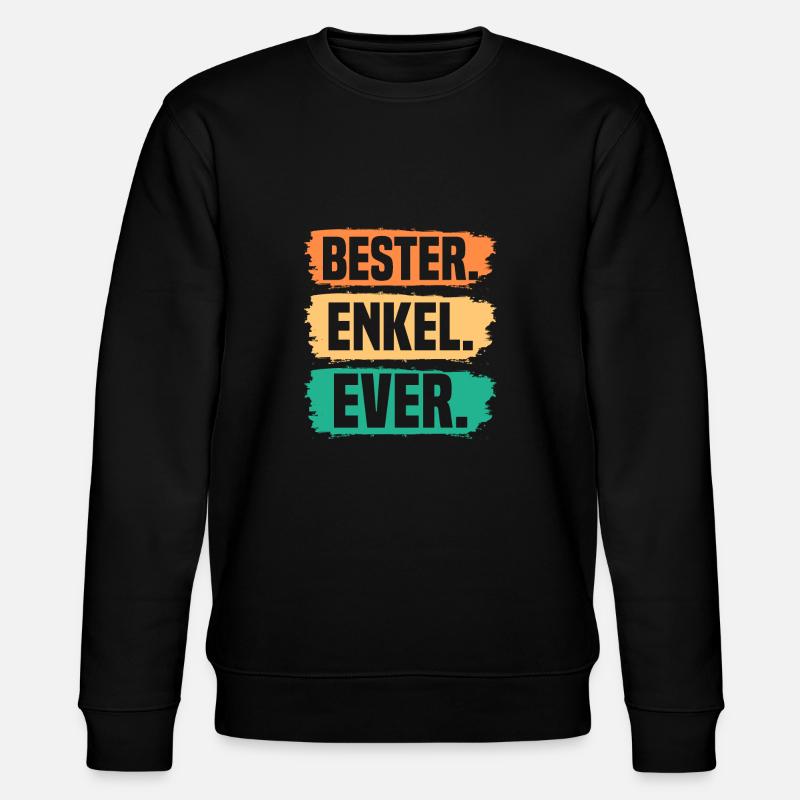 Enkel - Stanley/Stella Unisex Bio-Sweatshirt CHANGER  - Schwarz