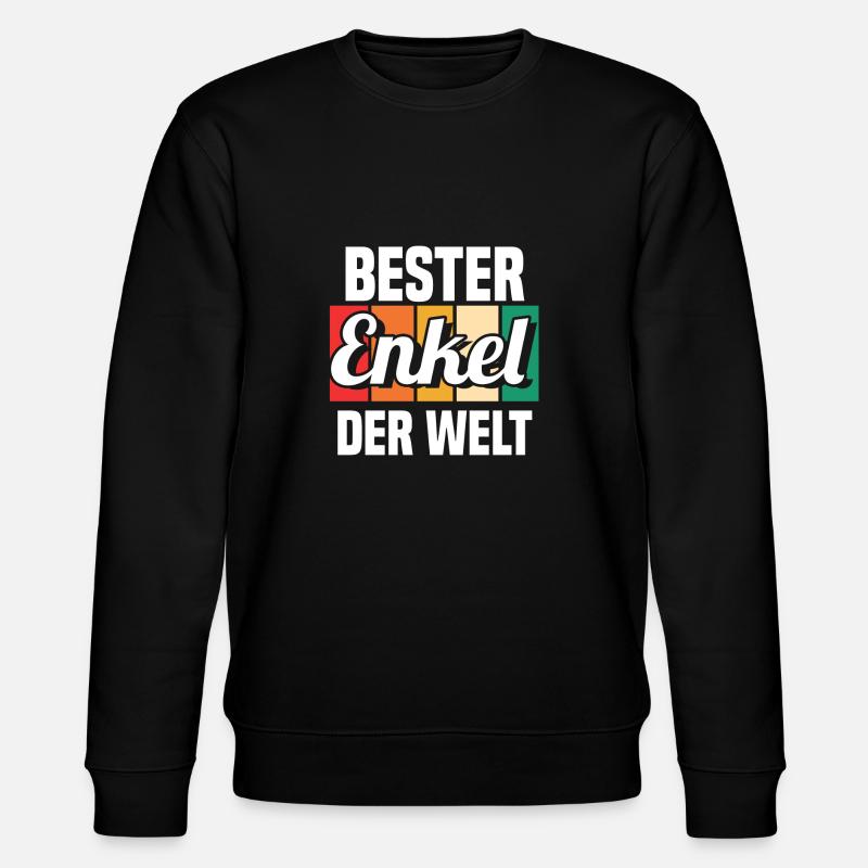 Enkel - Stanley/Stella Unisex Bio-Sweatshirt CHANGER  - Schwarz