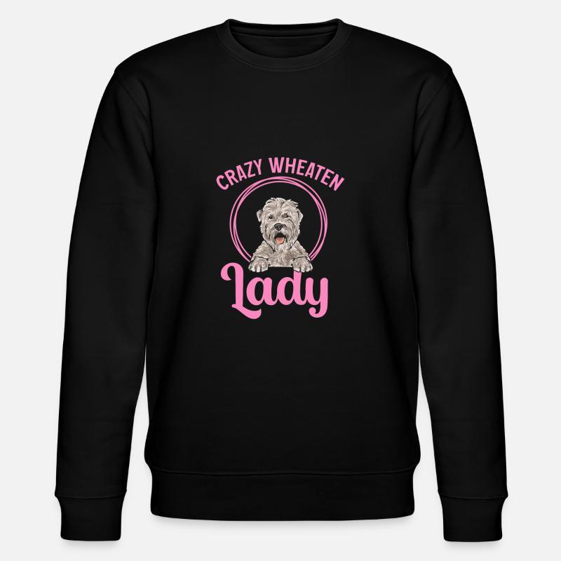 Irish Soft Coated Wheaten Terrier - Stanley/Stella Unisex Bio-Sweatshirt CHANGER  - Schwarz
