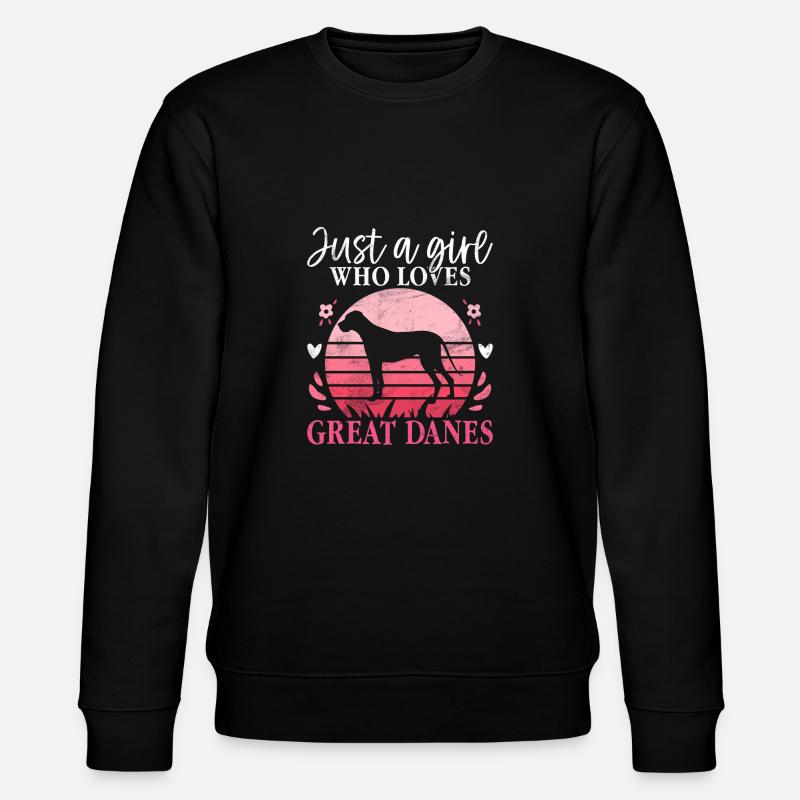 Great Dane Gifts - Stanley/Stella Unisex Bio-Sweatshirt CHANGER - Schwarz