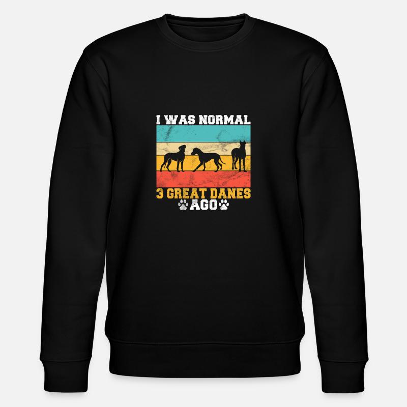 Great Dane Gifts - Stanley/Stella Unisex Bio-Sweatshirt CHANGER  - Schwarz