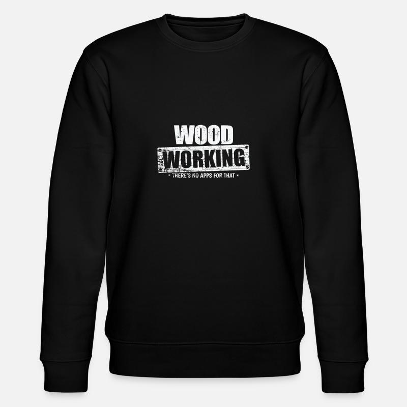 Wood Working Forstarbeiter - Stanley/Stella Unisex Bio-Sweatshirt CHANGER  - Schwarz