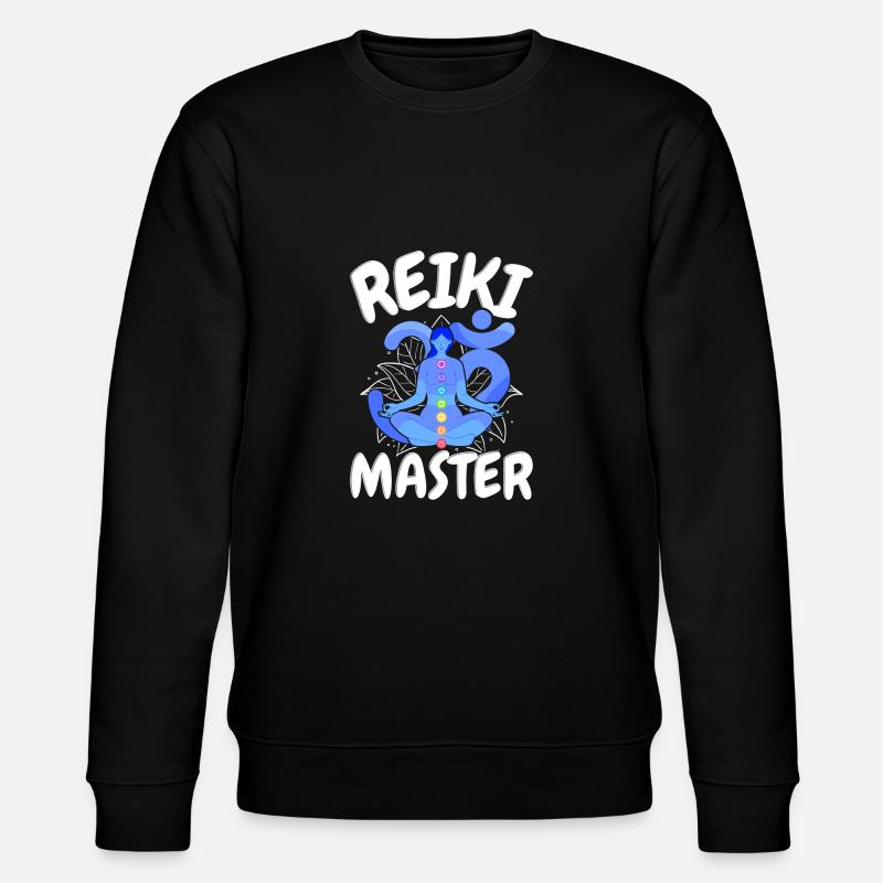 Reiki Master Gift Idea - Stanley/Stella CHANGER Unisex Organic Sweatshirt - black