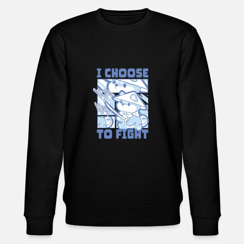 Je choisis le combat - Sweat bio CHANGER Stanley/Stella Unisexe - noir