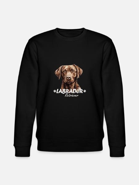 Sjokolade Labba Labrador Retriever Brun Labba Hund - Stanley/Stella CHANGER økologisk unisex-sweatshirt - svart