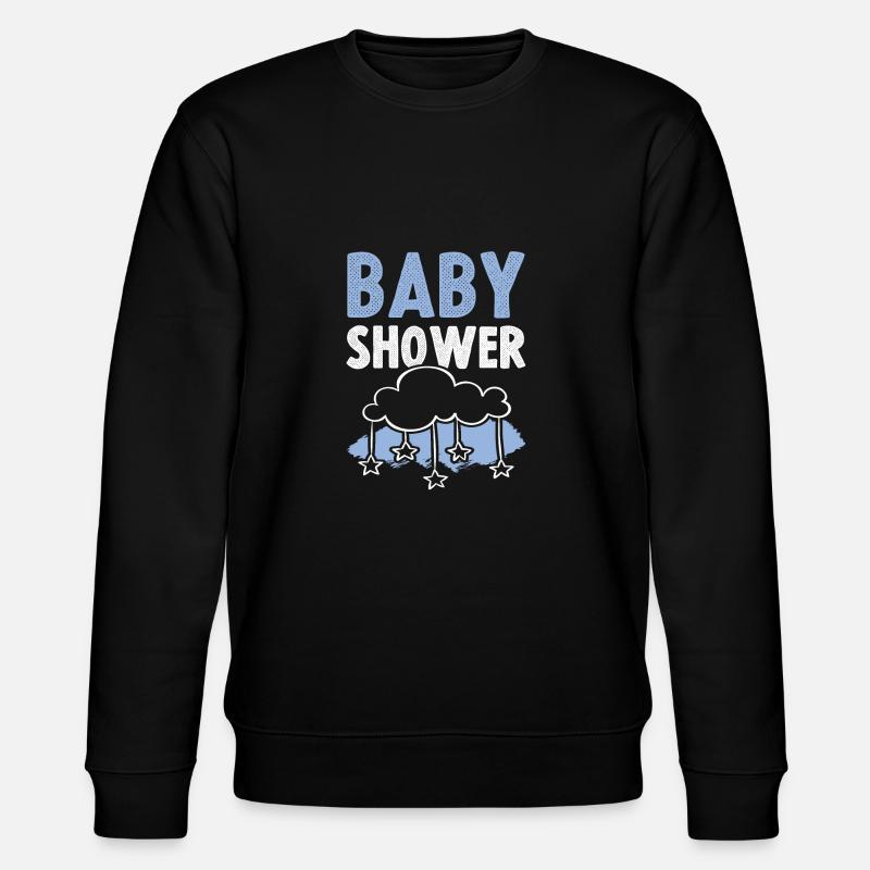 Baby Shower - Stanley/Stella Unisex Bio-Sweatshirt CHANGER  - Schwarz