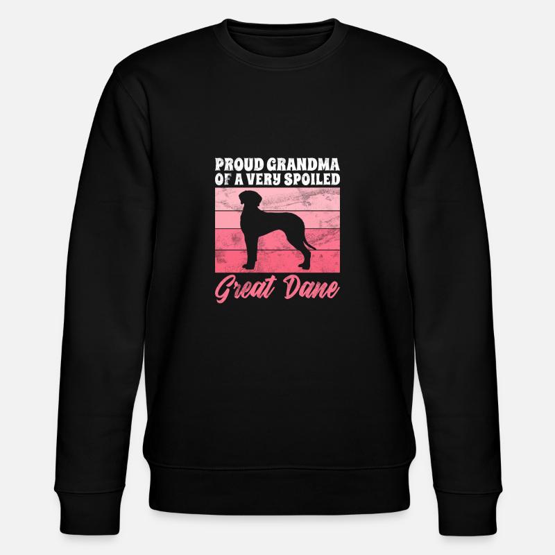 Great Dane Gifts - Stanley/Stella Unisex Bio-Sweatshirt CHANGER  - Schwarz