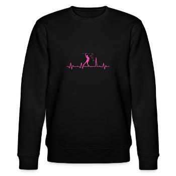 Baton Twirling Heartbeat Cadeaux Baton - Sweat bio CHANGER Stanley/Stella Unisexe - noir - Devant - Nik (191cm) & Marisol (170cm)