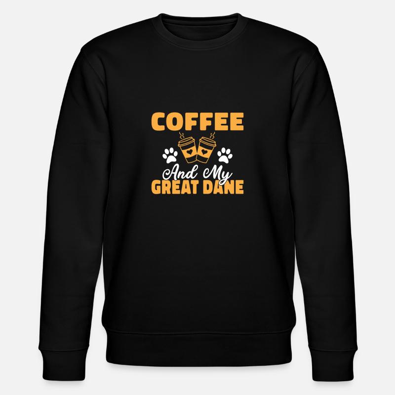 Great Dane Gifts - Stanley/Stella Unisex Bio-Sweatshirt CHANGER  - Schwarz