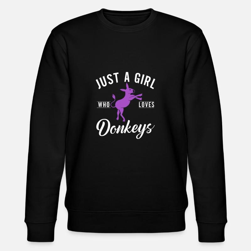 Cadeaux d’amoureux de l’âne - Sweat bio CHANGER Stanley/Stella Unisexe - noir