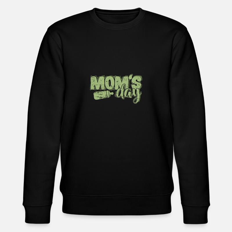 Mom's Day Mami Mutter - Stanley/Stella Unisex Bio-Sweatshirt CHANGER  - Schwarz