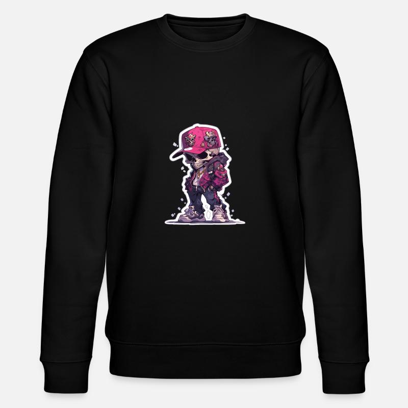 Skull - Stanley/Stella CHANGER Unisex Organic Sweatshirt - black