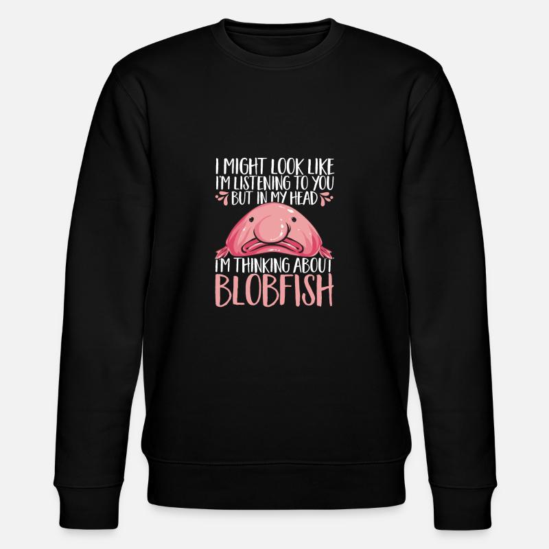 Blobfisch - Stanley/Stella Unisex Bio-Sweatshirt CHANGER  - Schwarz