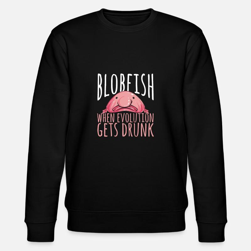 Poisson blob - Sweat bio CHANGER Stanley/Stella Unisexe - noir