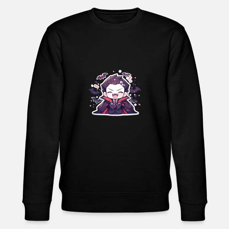 Vampir - Stanley/Stella Unisex Bio-Sweatshirt CHANGER  - Schwarz