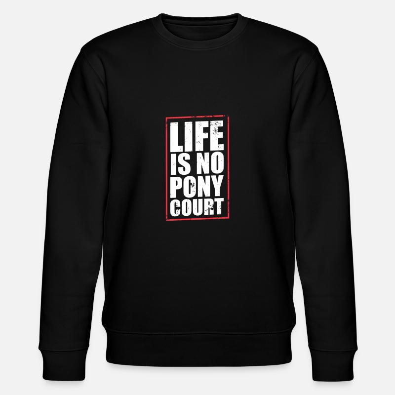 Denglisch Spruch - Stanley/Stella Unisex Bio-Sweatshirt CHANGER  - Schwarz