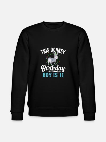 Donkey Lover Gifts - Stanley/Stella CHANGER Unisex Organic Sweatshirt - black