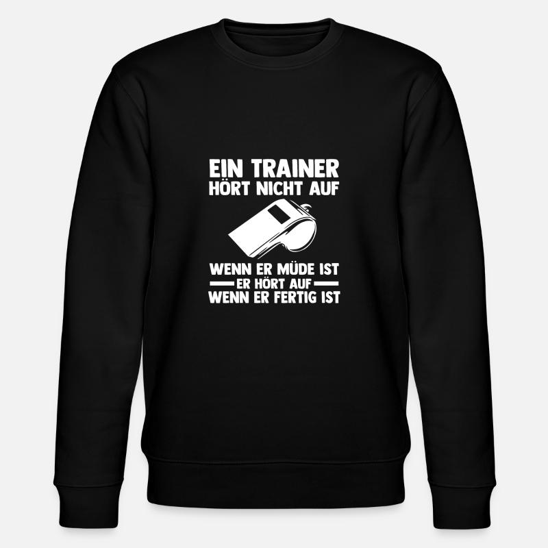 Sportmannschaft Trainer - Stanley/Stella Unisex Bio-Sweatshirt CHANGER  - Schwarz