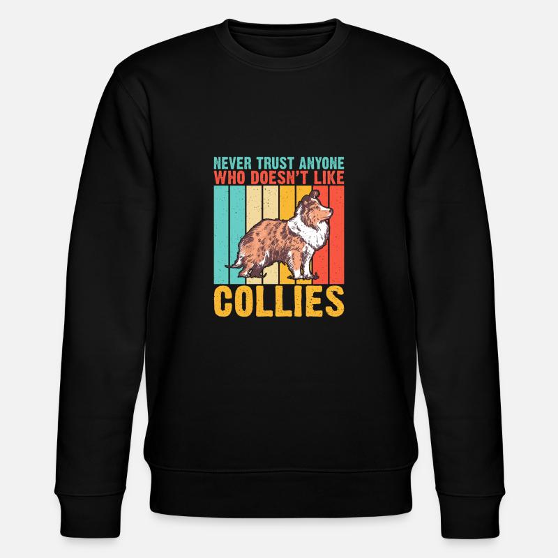 Collie Gifts - Stanley/Stella Unisex Bio-Sweatshirt CHANGER  - Schwarz