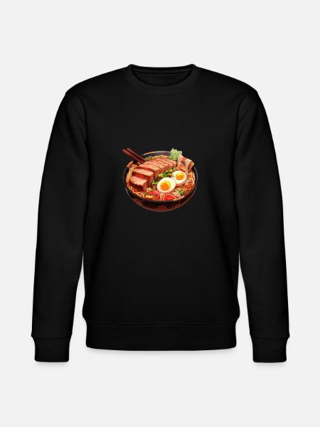 Anime Ramen Noodles - Stanley/Stella CHANGER Unisex Organic Sweatshirt - black
