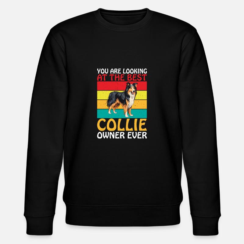 Collie Gifts - Stanley/Stella Unisex Bio-Sweatshirt CHANGER  - Schwarz