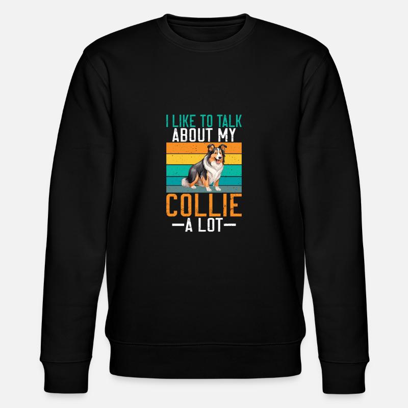 Collie Gifts - Stanley/Stella Unisex Bio-Sweatshirt CHANGER  - Schwarz