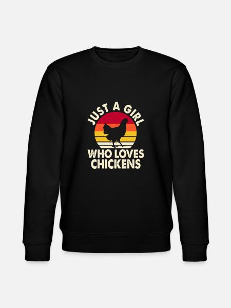 Chickens - Stanley/Stella CHANGER Unisex Organic Sweatshirt - black