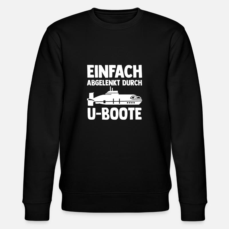 Tauchboot Unterseeboot Unterwasserboot U-Boot - Stanley/Stella Unisex Bio-Sweatshirt CHANGER  - Schwarz