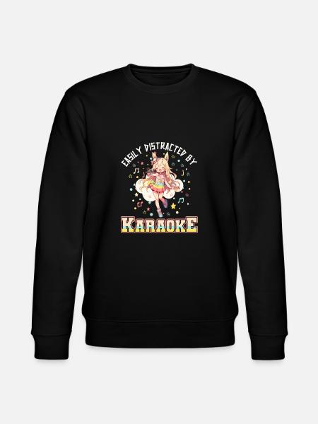 Facilement distrait par le karaoké - Sweat bio CHANGER Stanley/Stella Unisexe - noir