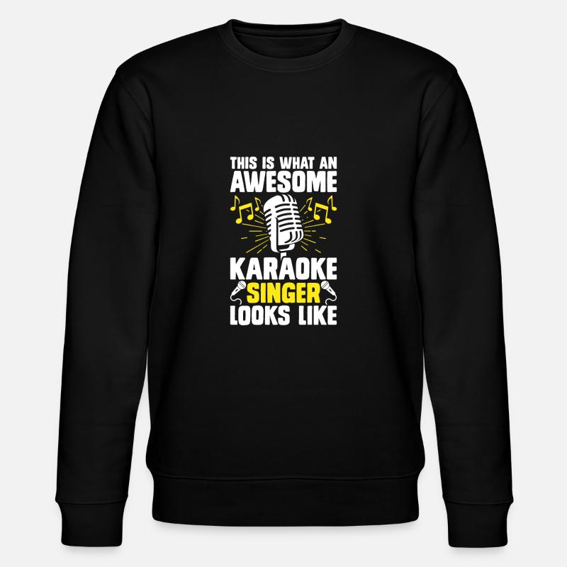 Karaoke Singen - Stanley/Stella Unisex Bio-Sweatshirt CHANGER  - Schwarz