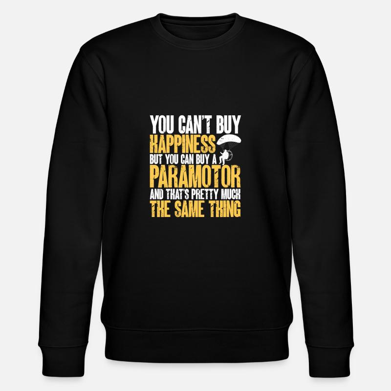 Paramotor Motorized paraglider - Stanley/Stella CHANGER Unisex Organic Sweatshirt - black