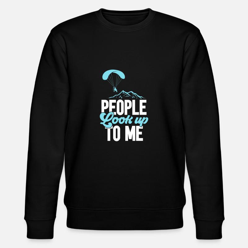 Paramotor Motorized paraglider - Stanley/Stella CHANGER Unisex Organic Sweatshirt - black