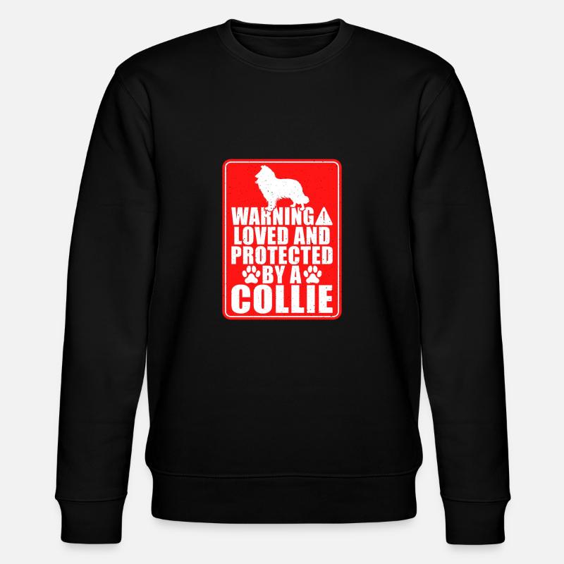 Collie Gifts - Stanley/Stella Unisex Bio-Sweatshirt CHANGER  - Schwarz