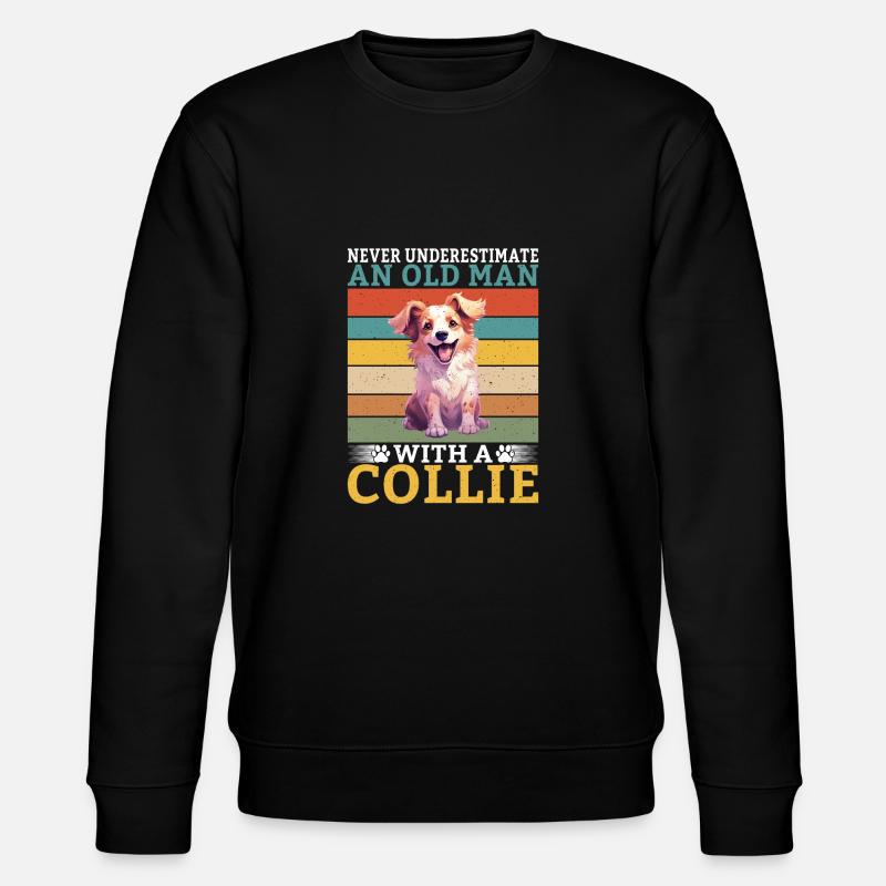 Collie Gifts - Stanley/Stella Unisex Bio-Sweatshirt CHANGER  - Schwarz