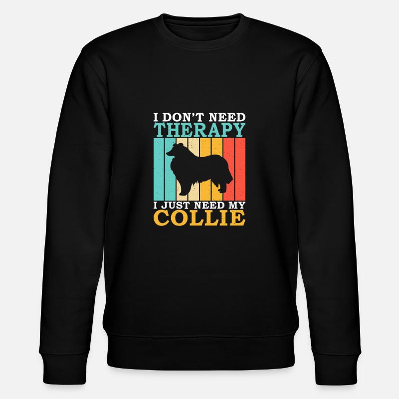 Collie Gifts - Stanley/Stella Unisex Bio-Sweatshirt CHANGER  - Schwarz