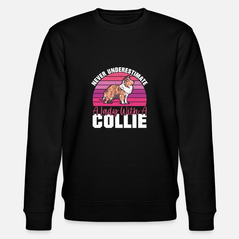 Collie Gifts - Stanley/Stella Unisex Bio-Sweatshirt CHANGER  - Schwarz