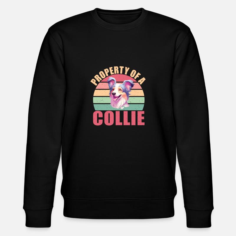 Collie Gifts - Stanley/Stella Unisex Bio-Sweatshirt CHANGER  - Schwarz