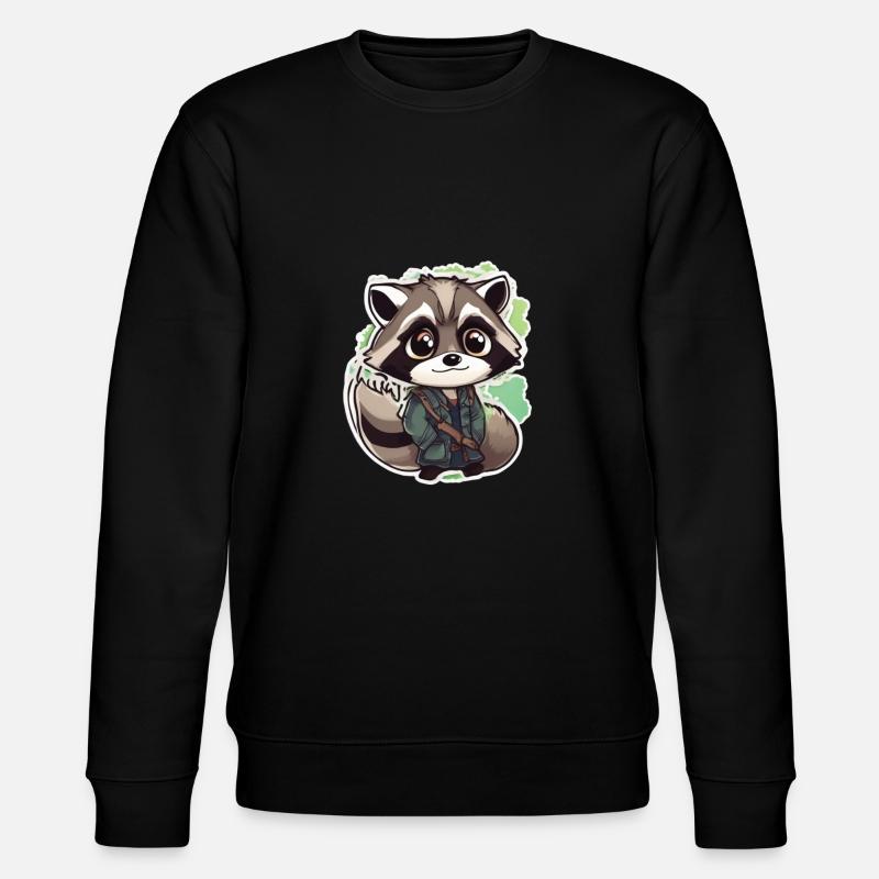 Raton laveur - Sweat bio CHANGER Stanley/Stella Unisexe - noir