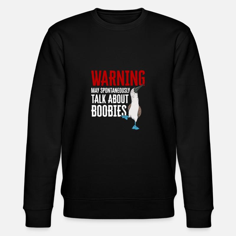 Blaufußtölpel Blue-footed Booby Seevogel - Stanley/Stella Unisex Bio-Sweatshirt CHANGER  - Schwarz