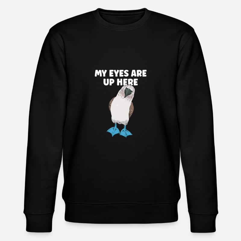Blaufußtölpel Blue-footed Booby Seevogel - Stanley/Stella Unisex Bio-Sweatshirt CHANGER  - Schwarz