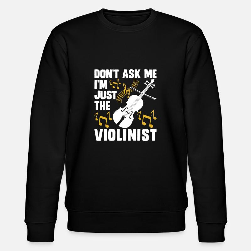 Violine Violinist - Stanley/Stella Unisex Bio-Sweatshirt CHANGER  - Schwarz