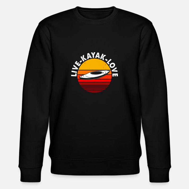 Kajak Kajakfahrer Kajaker - Stanley/Stella Unisex Bio-Sweatshirt CHANGER - Schwarz