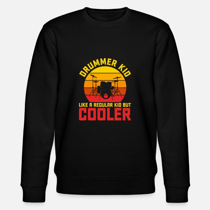 Drums Drummer Drummer - Stanley/Stella CHANGER Unisex Organic Sweatshirt - black