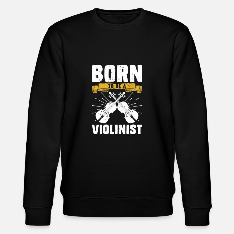 Violine Violinist - Stanley/Stella Unisex Bio-Sweatshirt CHANGER  - Schwarz